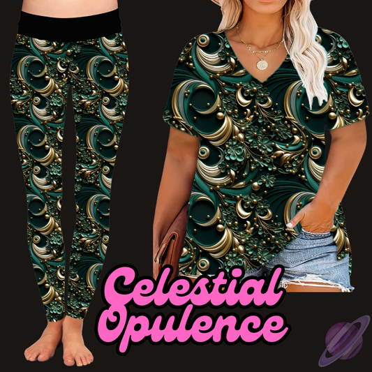 CELESTIAL OPULENCE - V-NECK TUNIC - PRETTY RUN PREORDER CLOSING 3/21