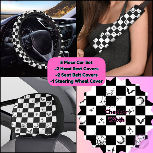 5 PIECE CAR SET-CHECKER WITCH-PREORDER CLOSING 9/5
