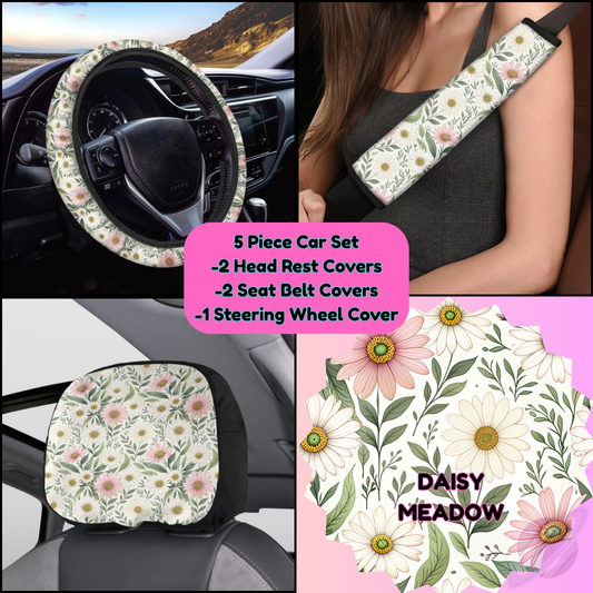 5 PIECE CAR SET-DAISY MEADOW-PREORDER CLOSING 9/5