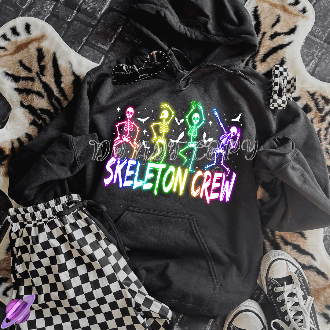 SKELETON CREW WHITE - HOODIE