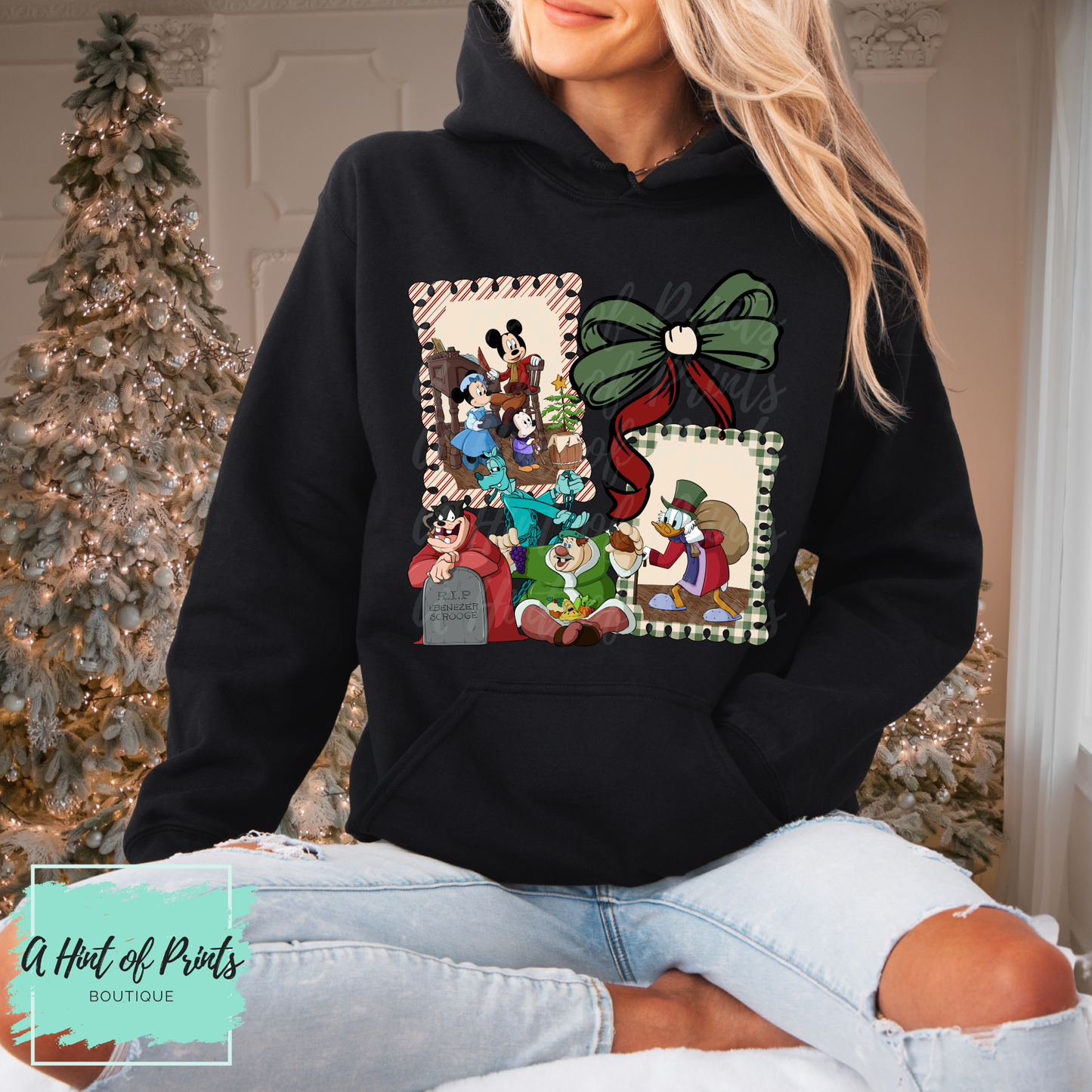 Christmas Carol Cartoon Shirt, Crewneck & Hoodie | Holiday Sweater