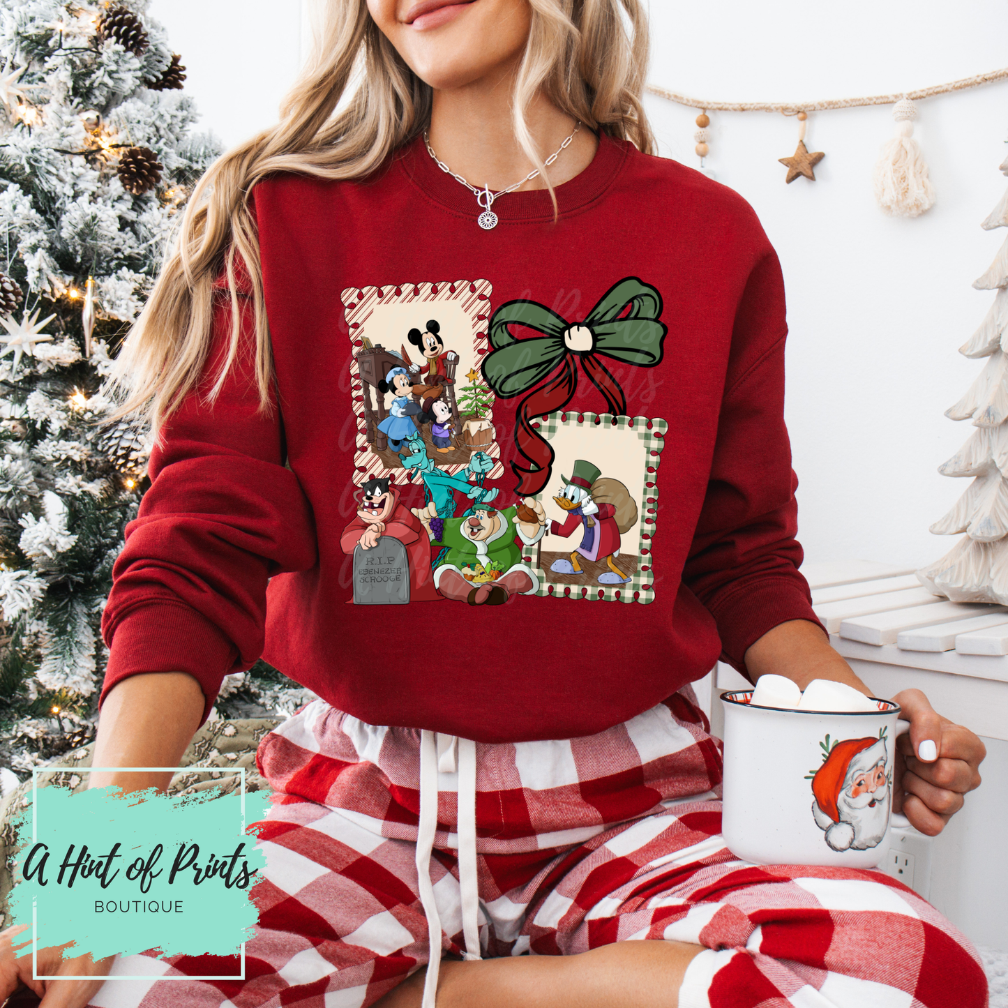 Christmas Carol Cartoon Shirt, Crewneck & Hoodie | Holiday Sweater