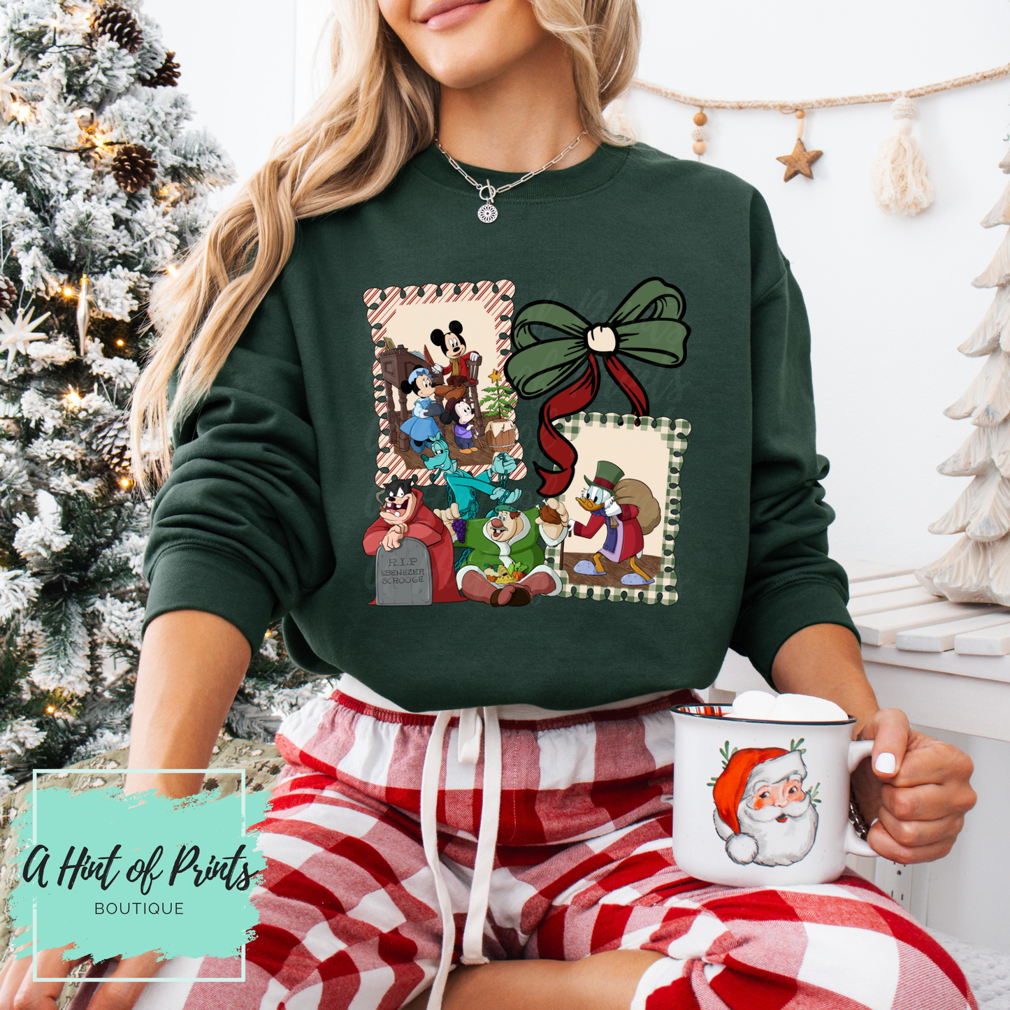 Christmas Carol Cartoon Shirt, Crewneck & Hoodie | Holiday Sweater