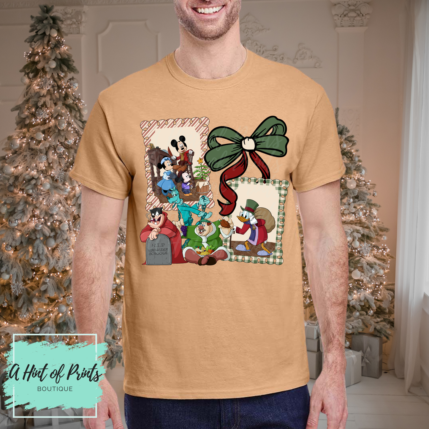 Christmas Carol Cartoon Shirt, Crewneck & Hoodie | Holiday Sweater