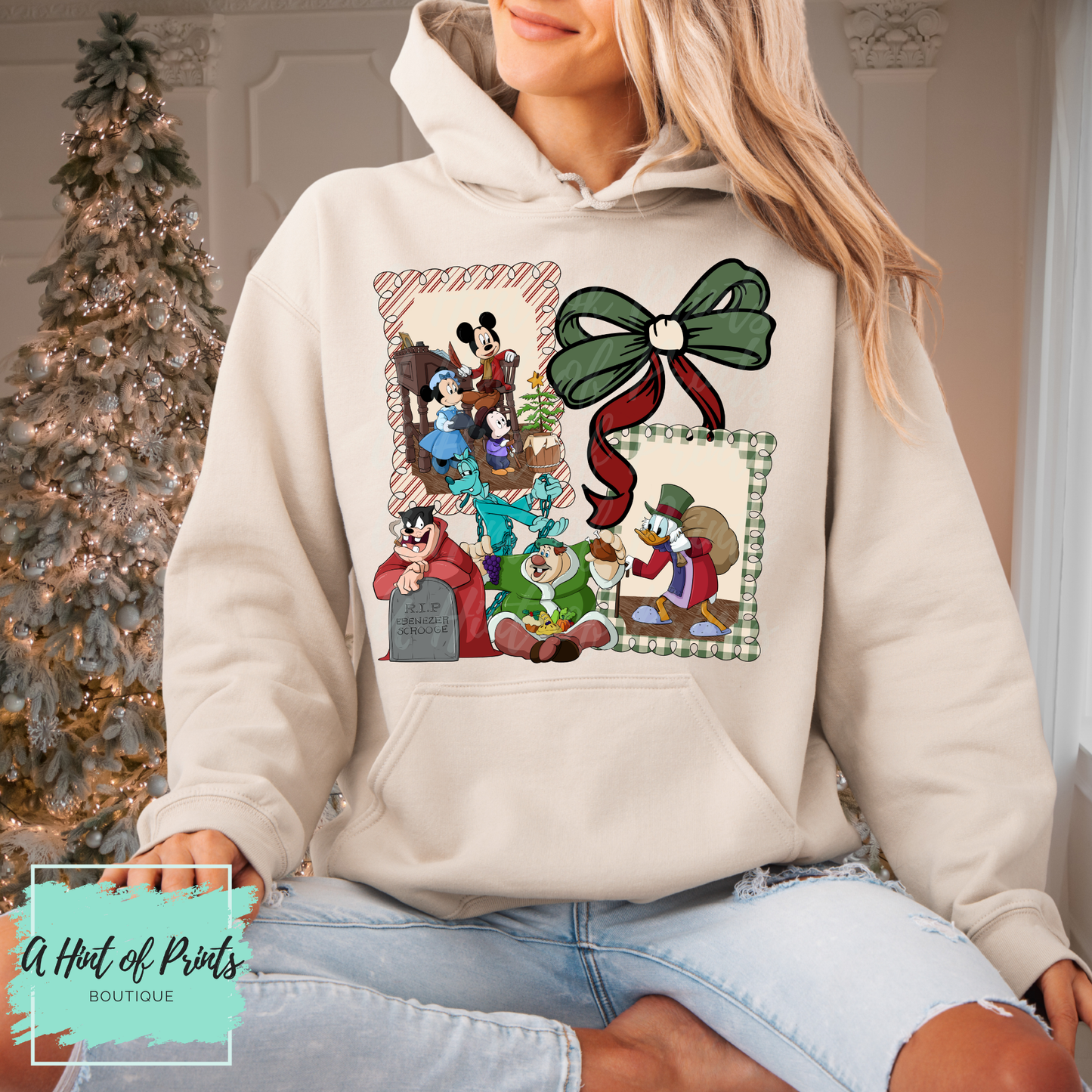 Christmas Carol Cartoon Shirt, Crewneck & Hoodie | Holiday Sweater