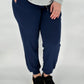 Navy Joggers w/ Pockets