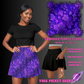 EMBOSSED PURPLE FLORAL - POCKET SKORT RUN 2 - PREORDER CLOSING 5/21