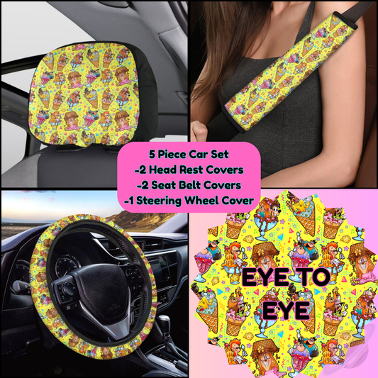 5 PIECE CAR SET-EYE TO EYE-PREORDER CLOSING 9/5