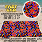 FAST CAR - OVERSIZED BEACH TOWEL RUN 5 - PREORDER CLOSING 3/23