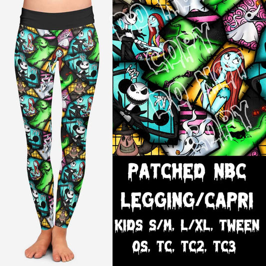 Patched NBC Leggings with Pockets