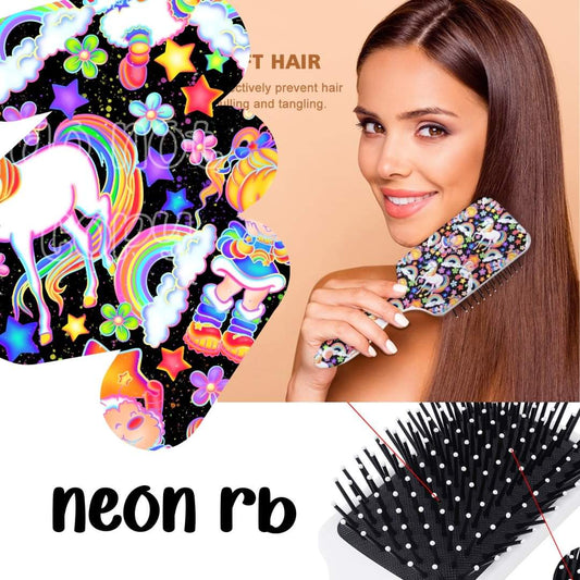 Neon RB Hair Brush