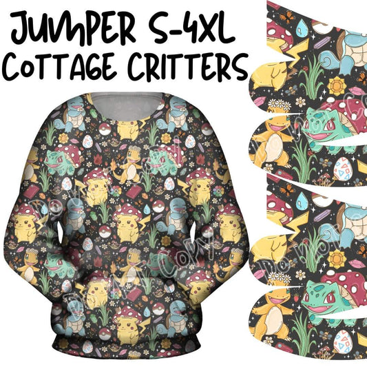 Cottage Critters Jumper Crewneck Sweater