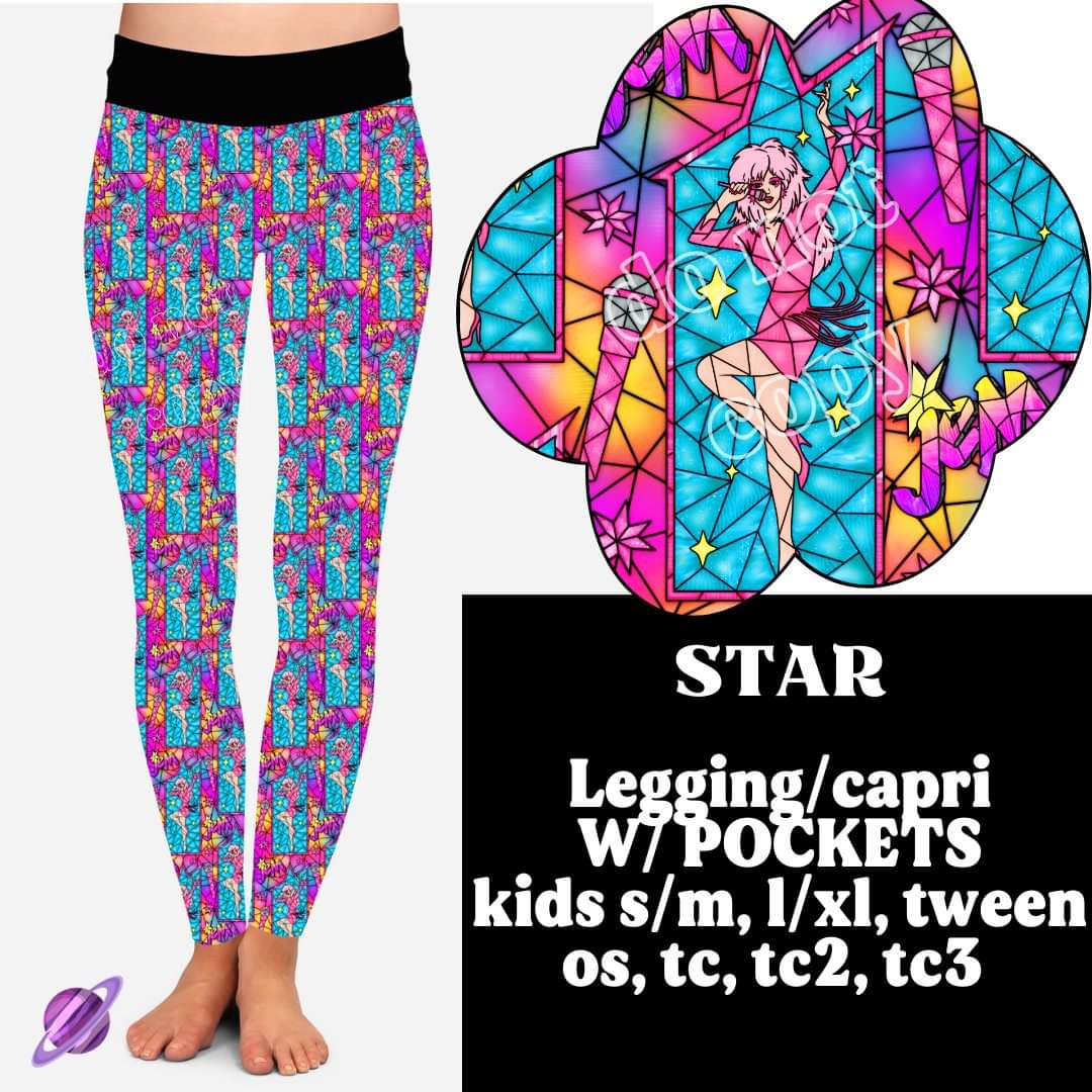 Star Girl Pocket Leggings