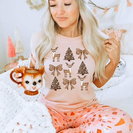 BOW DEER TEE