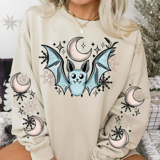 FROSTY BAT SWEATER WEATHER W/ SLEEVE PRINT