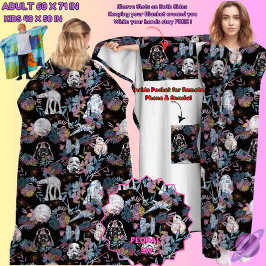 WEARABLE THROW RUN-FLORAL SW-PREORDER CLOSING 8/31