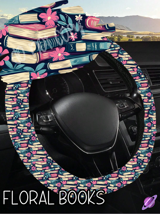 Floral Books - Steering Wheel Cover Roud 7 - Preorder Closes 3/1