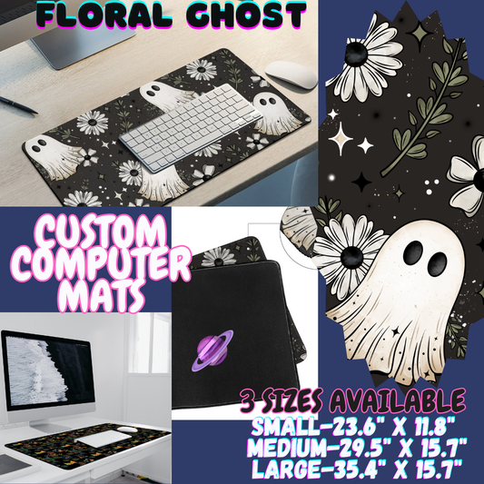 FLORAL GHOST - COMPUTER MAT PREORDER CLOSING 12/6