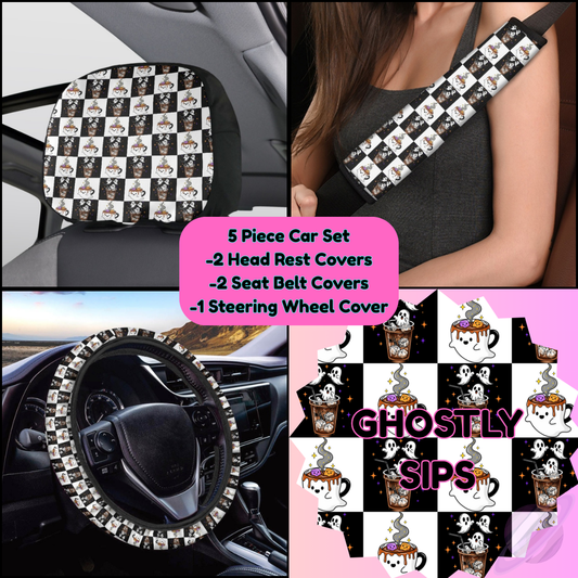 5 PIECE CAR SET-GHOSTLY SIPS-PREORDER CLOSING 9/5