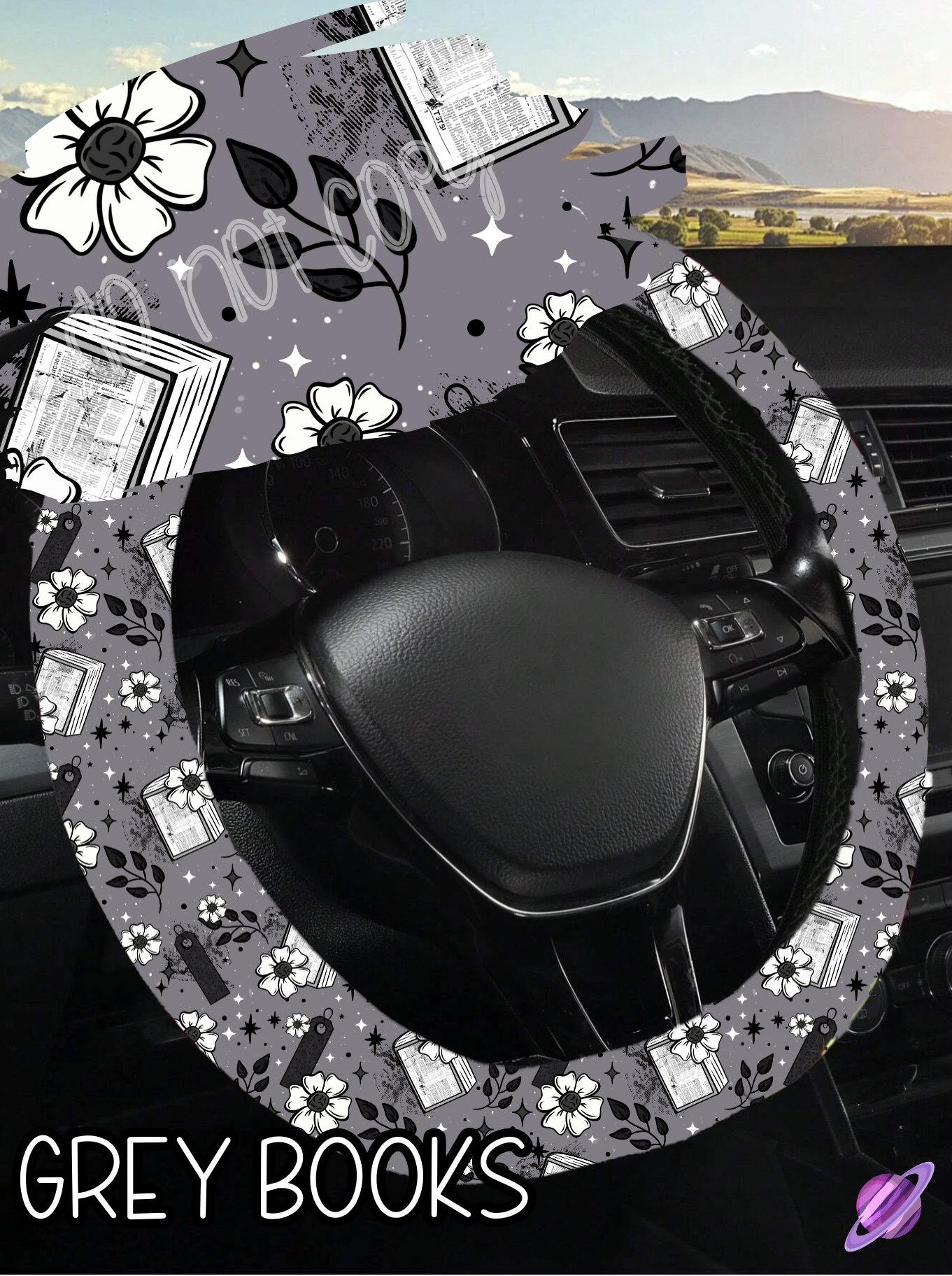 Grey Books - Steering Wheel Cover Roud 7 - Preorder Closes 3/1