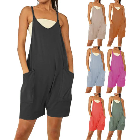 Shorts Jumpsuit with pockets