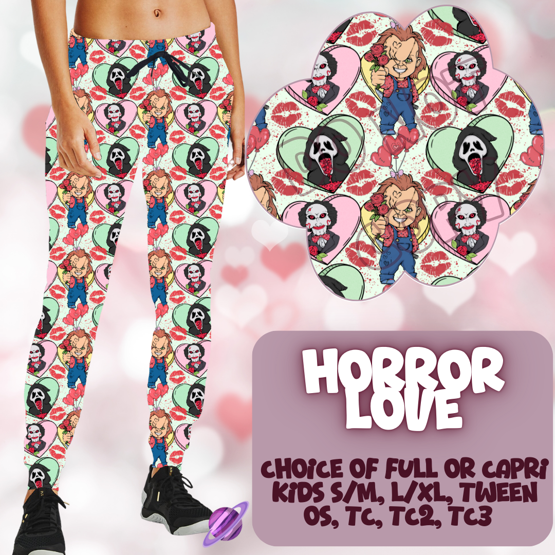 HORROR LOVE - LEGGING/JOGGER/LOUNGER - LOVE YOU RUN PREORDER CLOSING 11/30