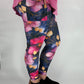 Alcohol Floral Leggings w/ Pockets