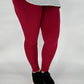 Cranberry Sport Pocket Leggings