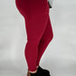 Cranberry Pocket Leggings