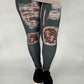 Mushroom Denim Leggings w/ Back Pockets