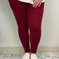 Cranberry Leggings w/ Pockets