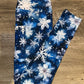 Blue Snowflake Leggings w/ Pockets