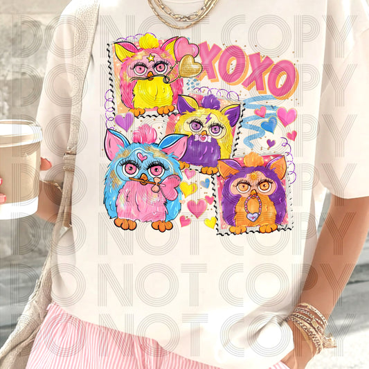 Chatty Fuzzy Friend Shirt | Y2K Nostalgic Cartoon-Inspired Tee, Crewneck or Hoodie