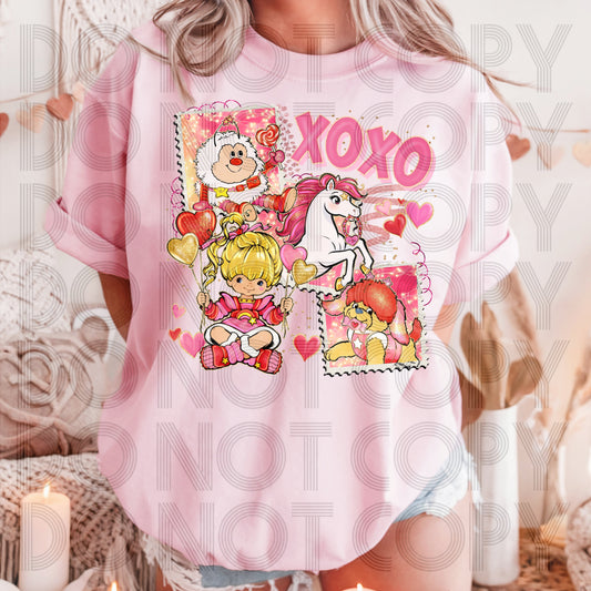 Colorburst Cutie Shirt | Retro Rainbow Cartoon-Inspired Tee, Crewneck or Hoodie