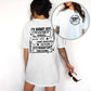 SWEET BUT- POCKET PRINT DOUBLE SIDED TEE