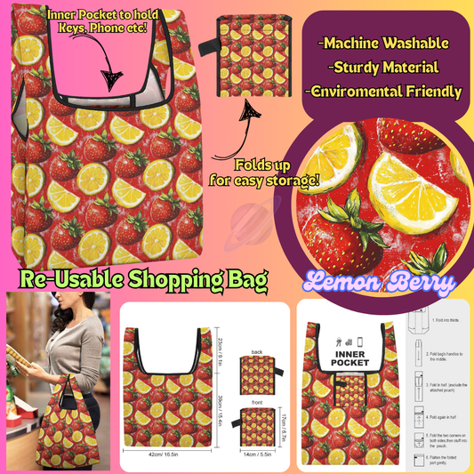 LEMON BERRY-SHOPPING BAGS 2-PREORDER CLOSING 6/27