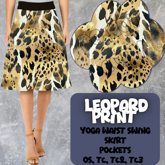 LEOPARD PRINT - SWING SKIRTS RUN 6 - PREORDER CLOSING 3/13