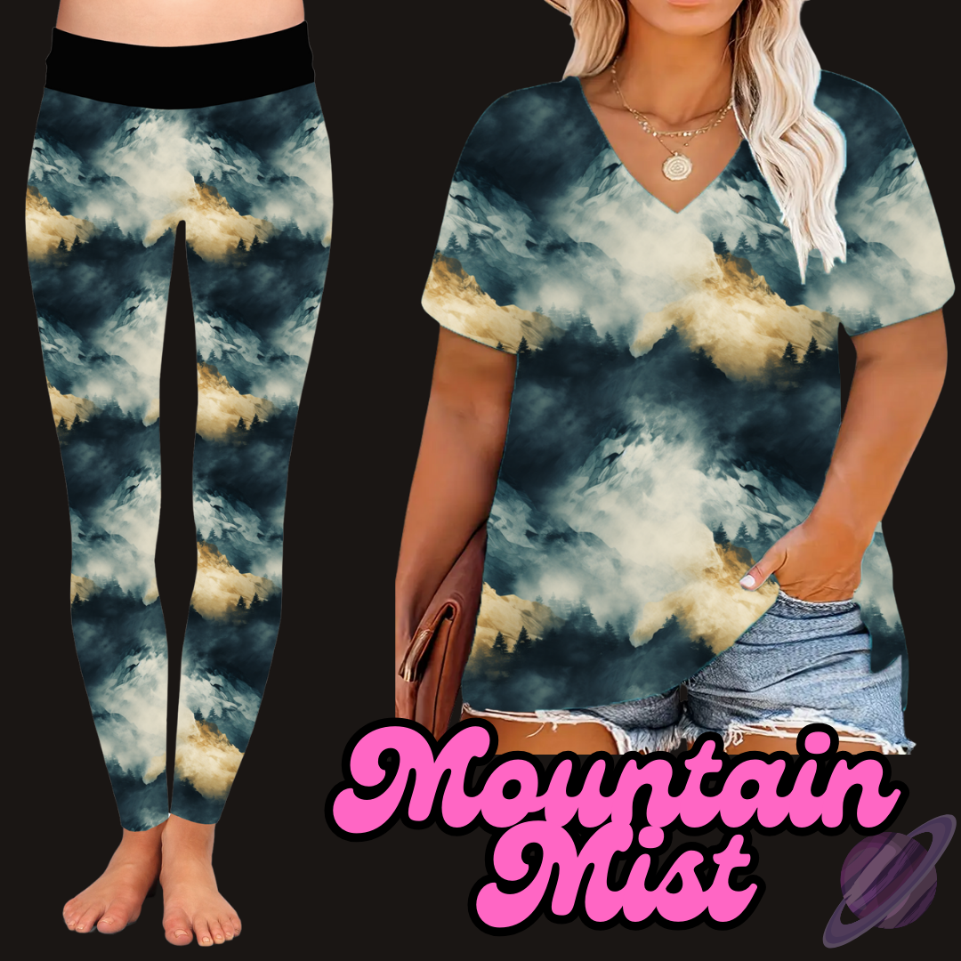 MOUNTAIN MIST - V-NECK TUNIC - PRETTY RUN PREORDER CLOSING 3/21