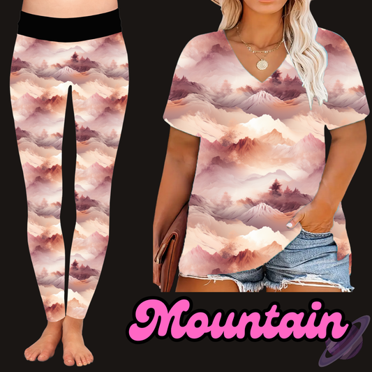 MOUNTAIN - V-NECK TUNIC - PRETTY RUN PREORDER CLOSING 3/21