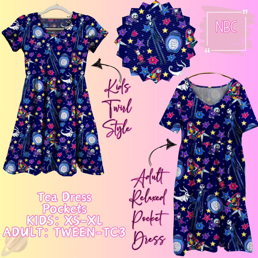 NBC - Adult & Kids - Magical Tea Dress Run- Preorder Closing 1/29