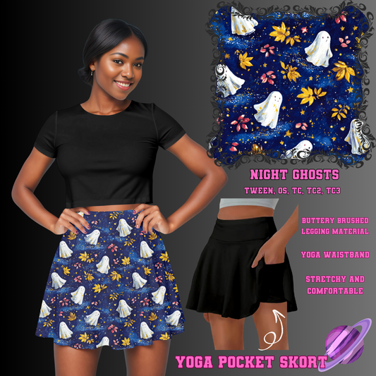 NIGHT GHOSTS - POCKET SKORT RUN 2 - PREORDER CLOSING 5/21
