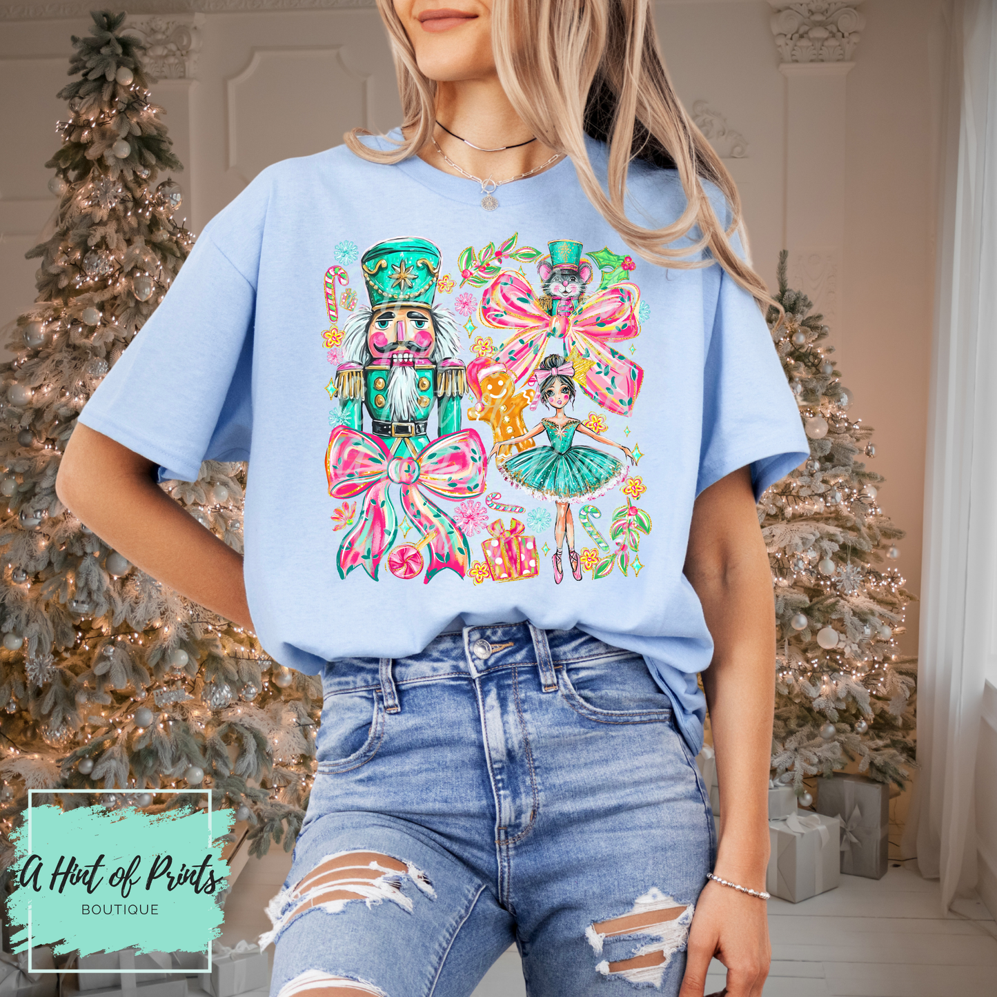 Nutcracker Holiday Graphic Tee, Crewneck & Hoodie