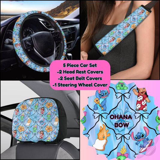 5 PIECE CAR SET-OHANA BOW-PREORDER CLOSING 9/5