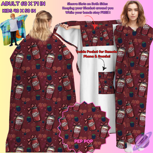 WEARABLE THROW RUN-PEP POP-PREORDER CLOSING 8/31