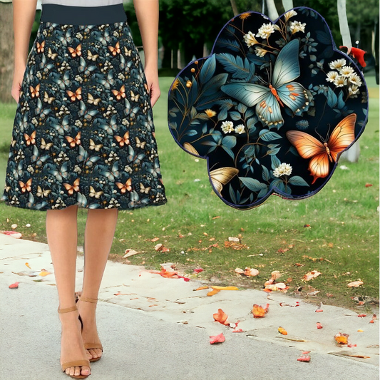 Cottage Butterfly Swing Skirt