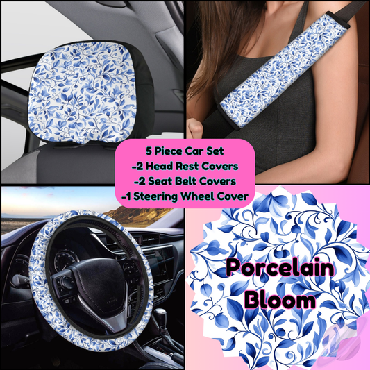 5 PIECE CAR SET-PORCELAIN BLOOM-PREORDER CLOSING 9/5