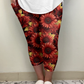 Red Sunflower Capri w/ Pockets