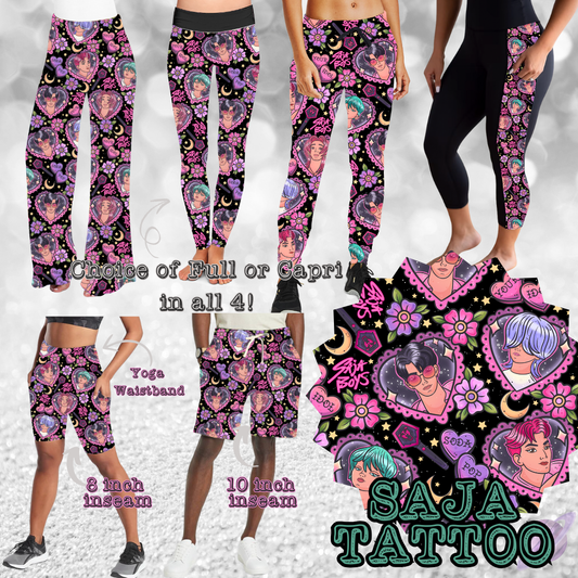 SAJA TATTOO -BATCH 118-6 STYLE BOTTOMS-PREORDER CLOSING 9/15