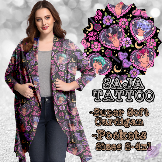 SAJA TATTOO -BATCH 118-CARDIGAN-PREORDER CLOSING 9/15