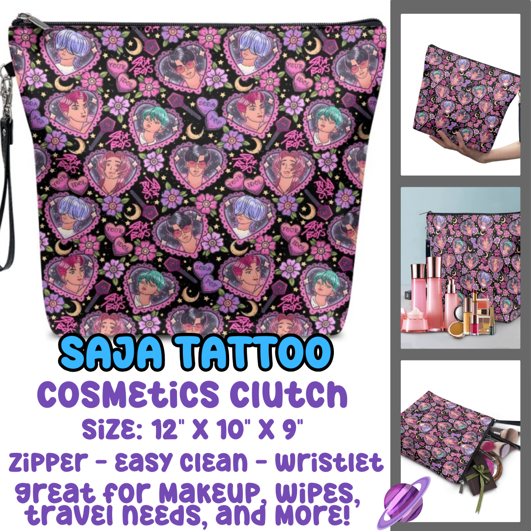 SAJA TATTOO - COSMETIC CLUTCH RUN 3 PREORDER CLOSES 9/17
